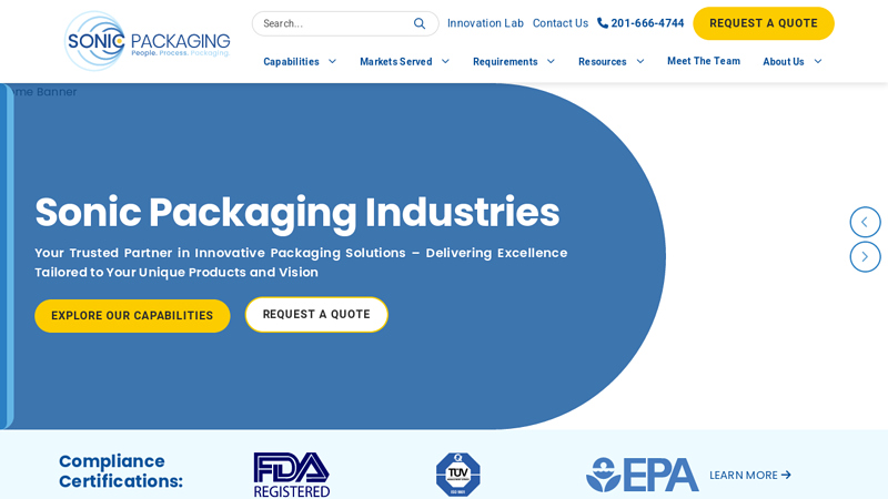 Sonic Packaging Industries: Contract Packaging Solutions