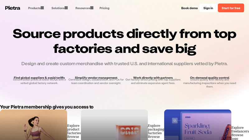 Source products directly from top factories and save big