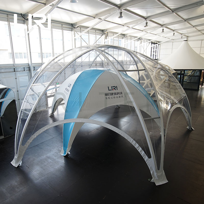 china top glass hexagonal tent supplier