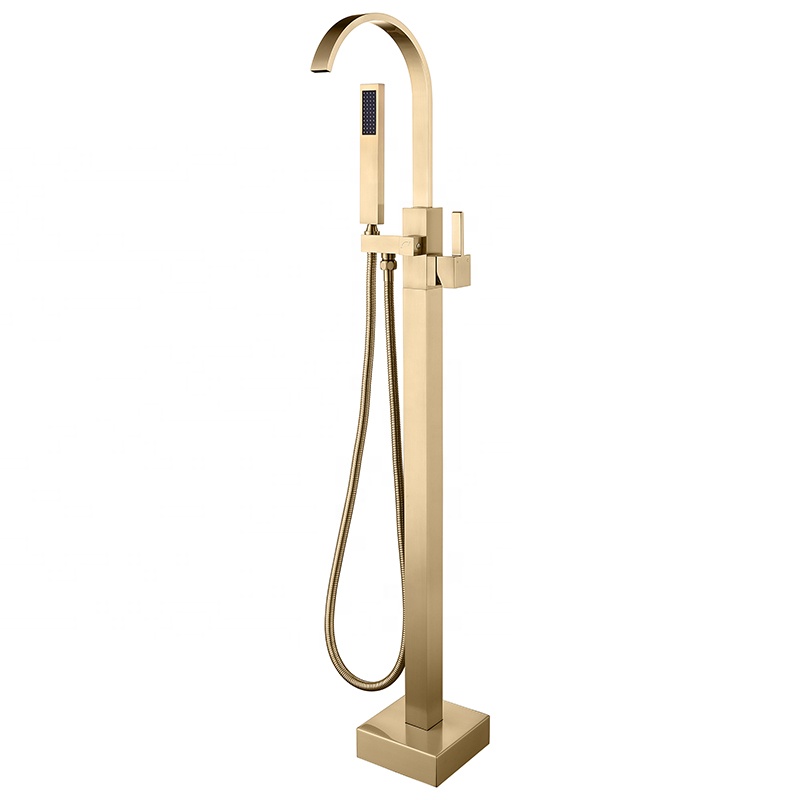chinese brushed gold bathtub faucet supplier