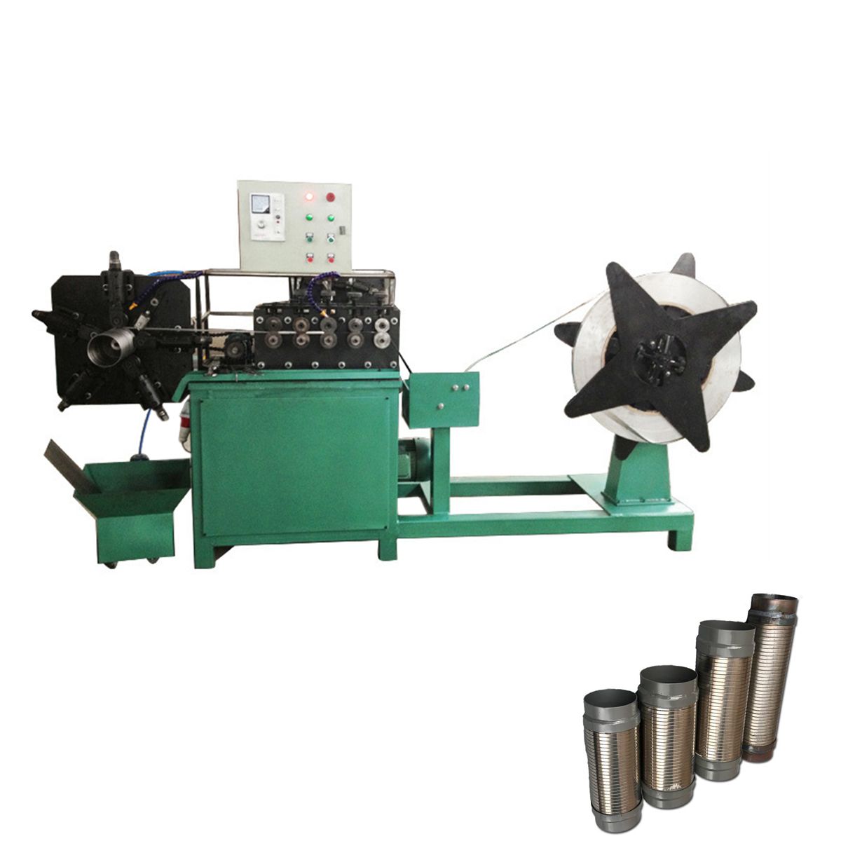 double locked exhaust tube making machine supplier
