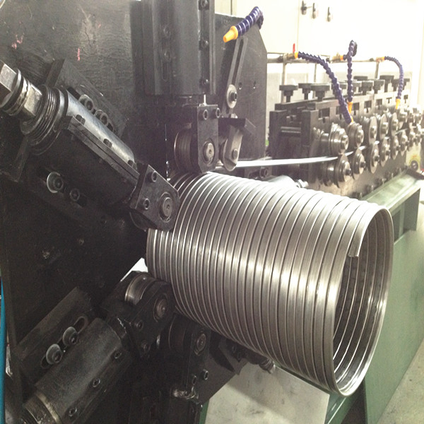 double locked exhaust tube making machine supplier