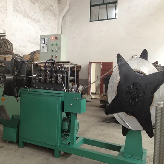 double locked exhaust tube making machine supplier