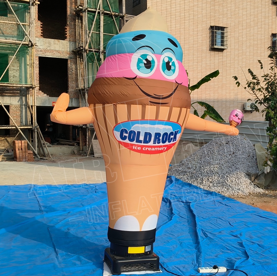 large inflatable ice cream cone decoration supplier