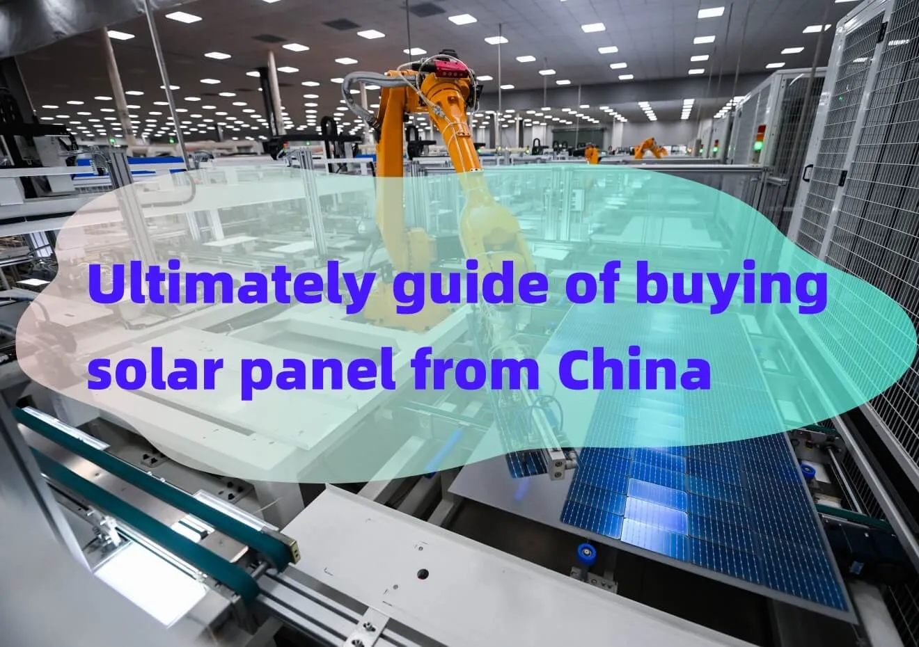 buy solar panels direct from manufacturer