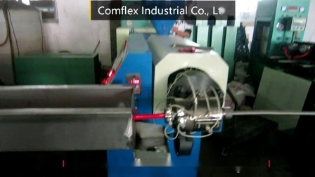 pvc coated flexible metal hose extrusion line supplier