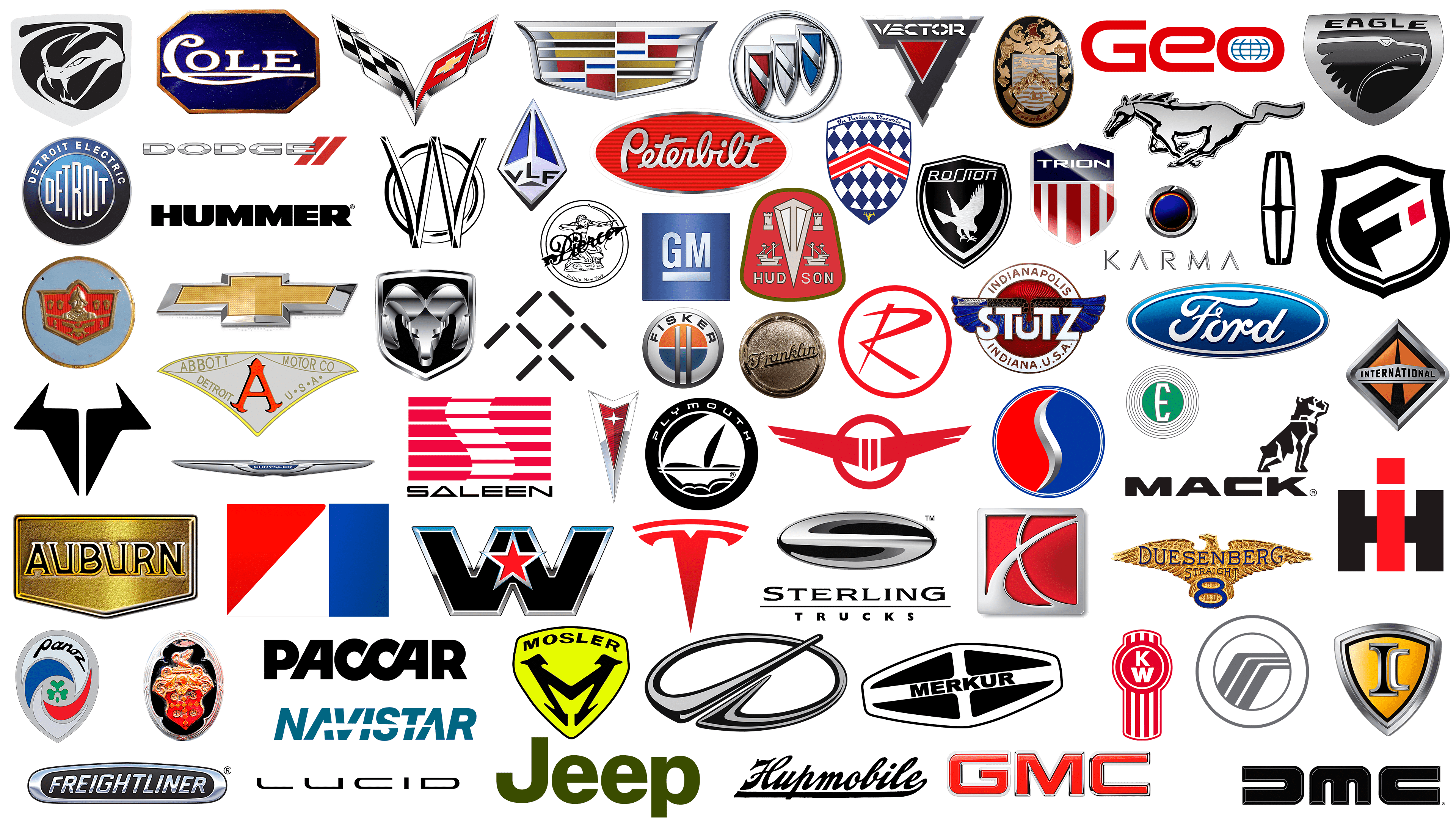 car manufacturer logos american