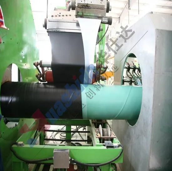 steel pipe pe coating machine supplier