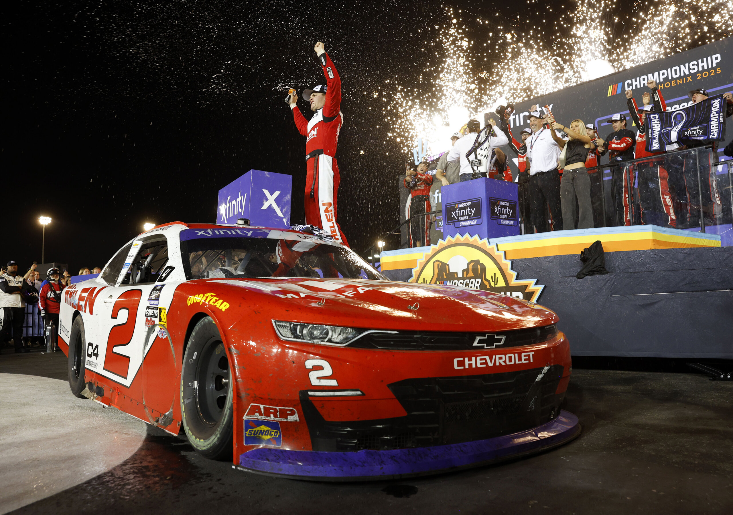 chevrolet xfinity series racing manufacturer team