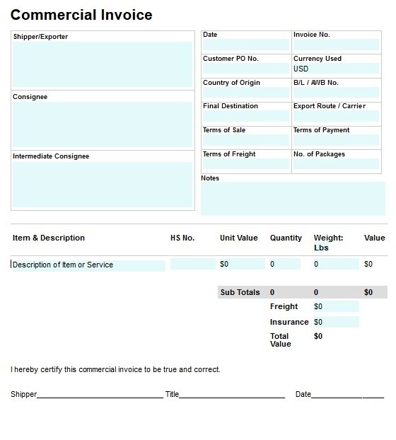 supplier invoice