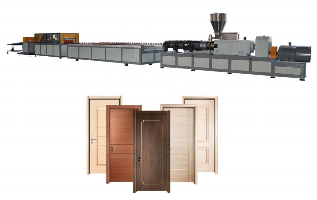 wood plactic composite door supplier in china