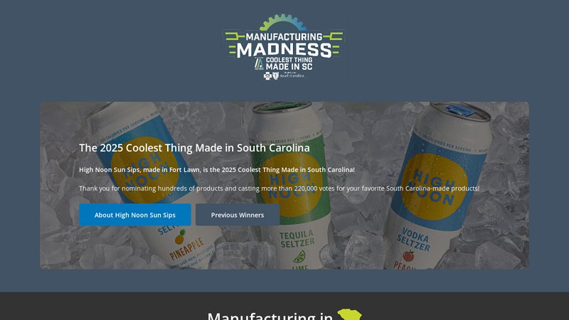 South Carolina Manufacturing Madness