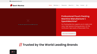 Professional Pouch Packing Machine Manufacturer | SpackMachine®