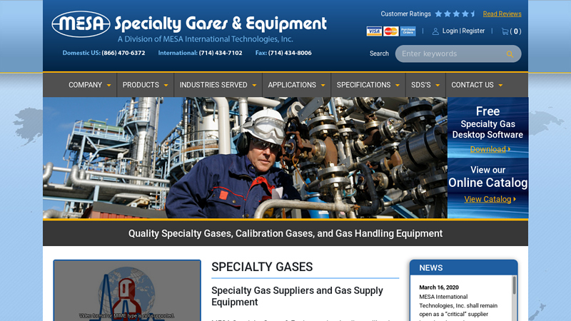 Specialty Gases
