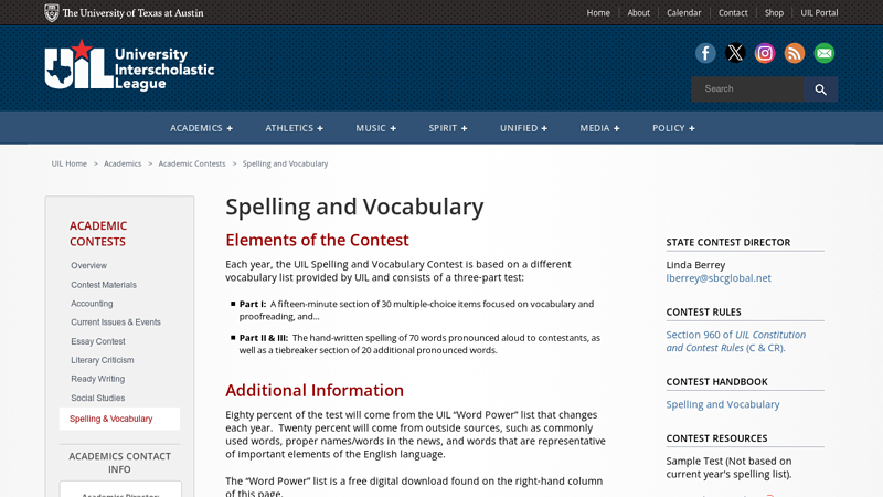 Spelling and Vocabulary