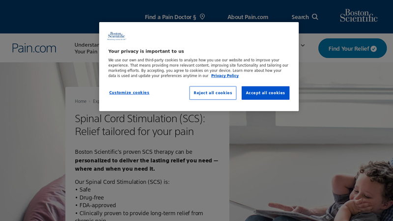 Spinal Cord Stimulation (SCS) For Chronic Pain
