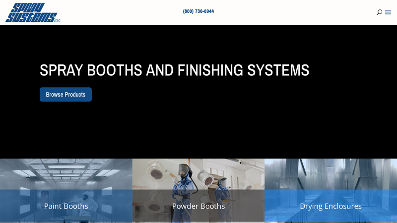 Spray Systems, Inc.: Spray Booths