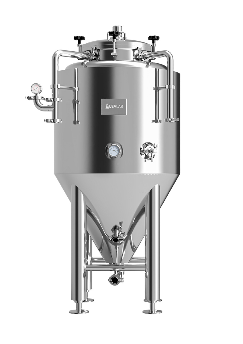 Illustrative example of stainless steel fermenter from Google Search