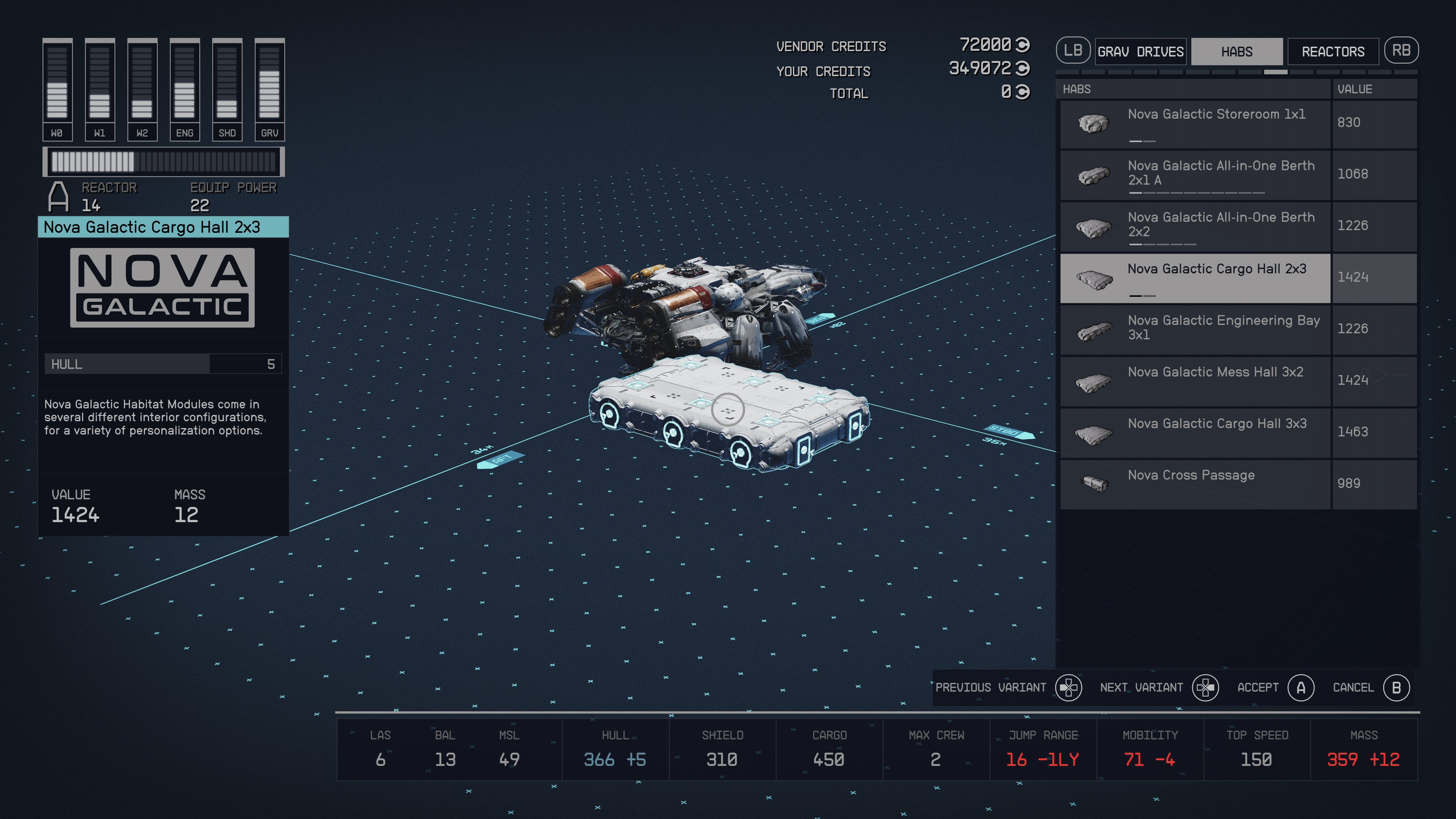 Starfield Ship industry insight