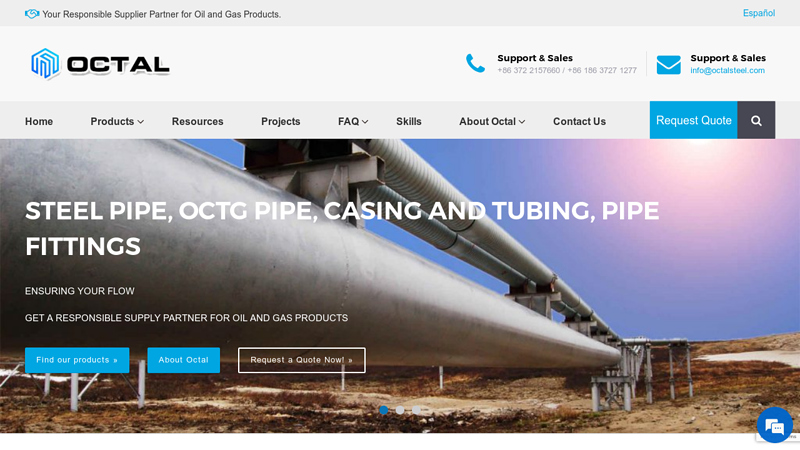 Steel Pipe, OCTG, Casing and Tubing Supplier