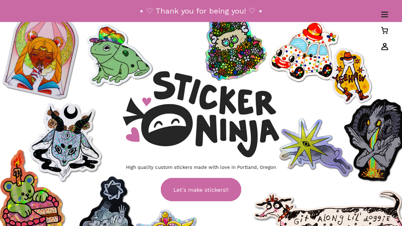 Sticker Ninja Custom Stickers and Labels!!