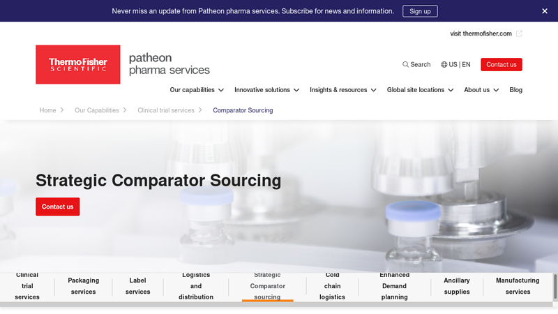 Strategic comparator sourcing