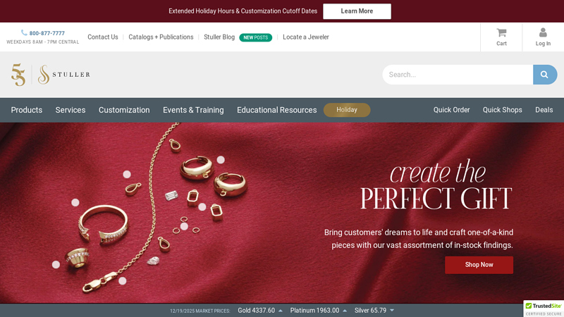 Stuller: Fine Jewelry Manufacturer