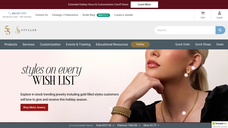 Stuller: Fine Jewelry Manufacturer