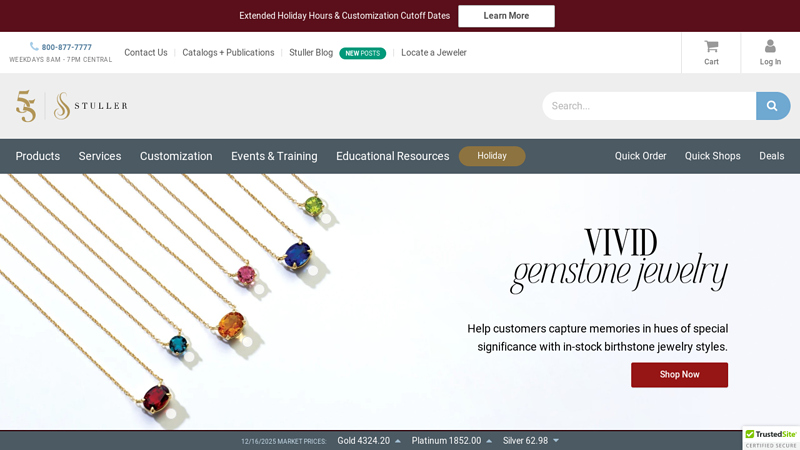 Stuller: Fine Jewelry Manufacturer