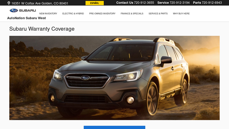 Subaru Warranty Coverage (2025)