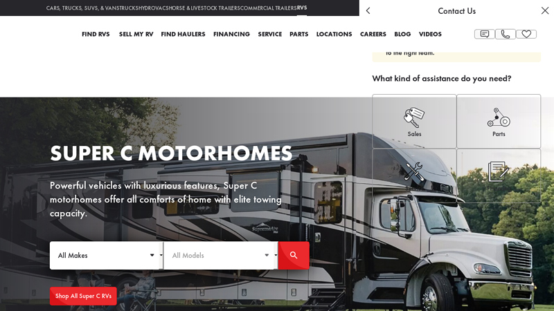 Super C RVs
