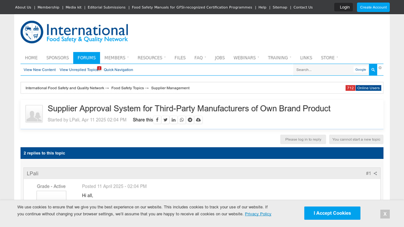 Supplier Approval System for Third