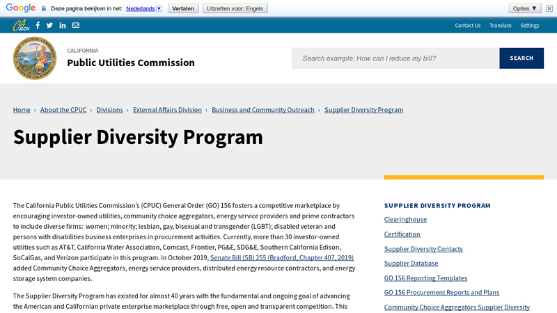 Supplier Diversity Program