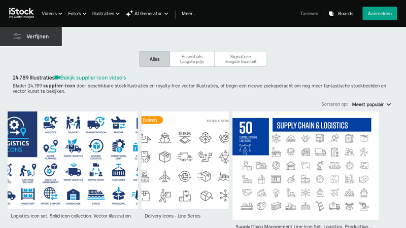 Supplier Icon stock illustrations