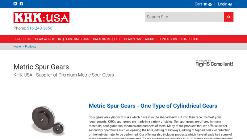 Supplier of Metric Spur Gears