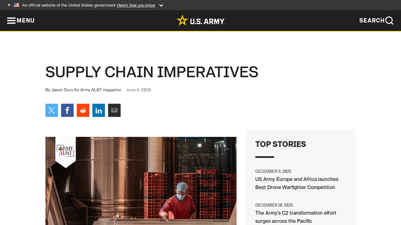 SUPPLY CHAIN IMPERATIVES