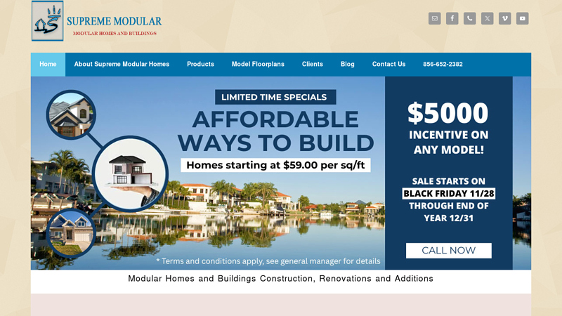 Supreme Modular Homes of NJ, PE and DE