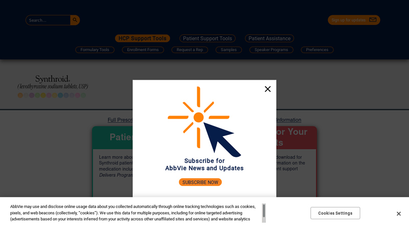 SYNTHROID® Programs, Support & Resources