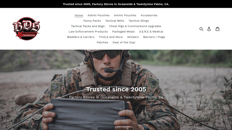 Tactical Gear manufactured in the USA, by BDS Tactical Gear.