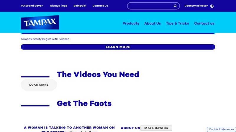 Tampax Tampons & Feminine Care Products