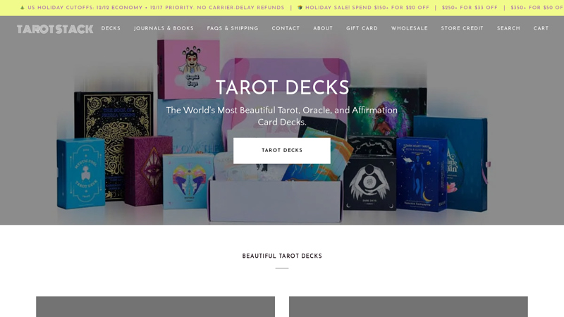 Tarot Stack: Beautiful Tarot Decks