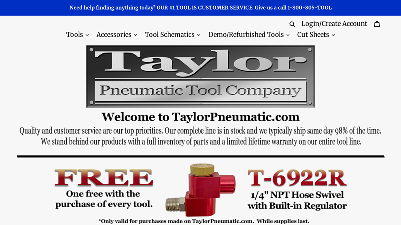 TaylorPneumatic.com