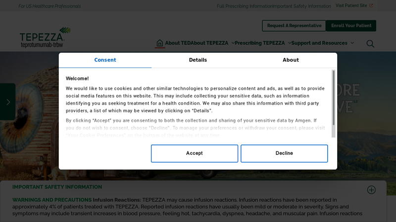 TEPEZZA® (teprotumumab-trbw) TED Treatment