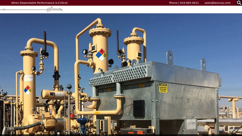 TESCORP Vapor Recovery System Products, Services and Parts