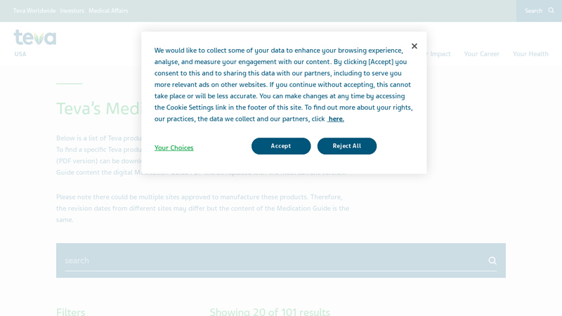 Teva's Medication Guides
