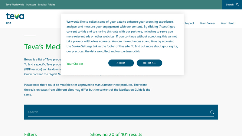Teva's Medication Guides