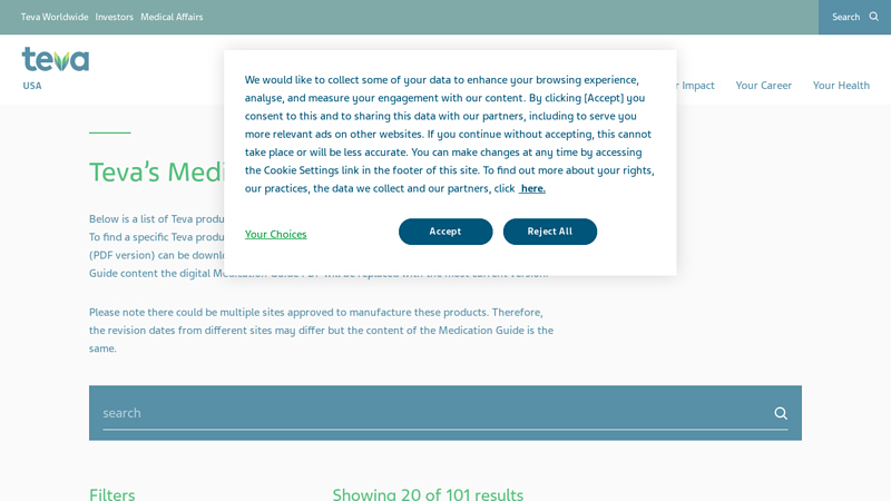 Teva's Medication Guides