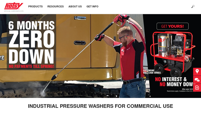 The #1 Brand of Commercial Pressure Washers