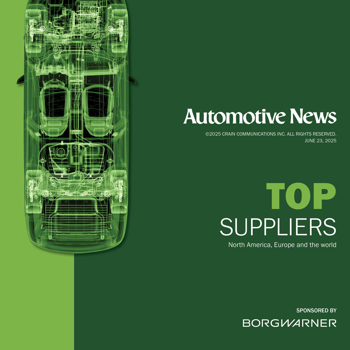 The 2025 list of the industry's top global parts suppliers