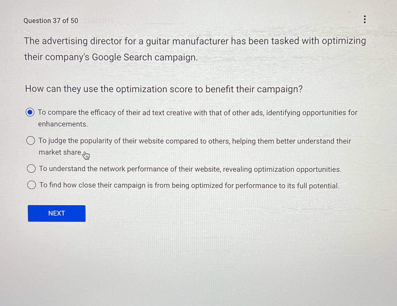 The Advertising Director For A Guitar industry insight